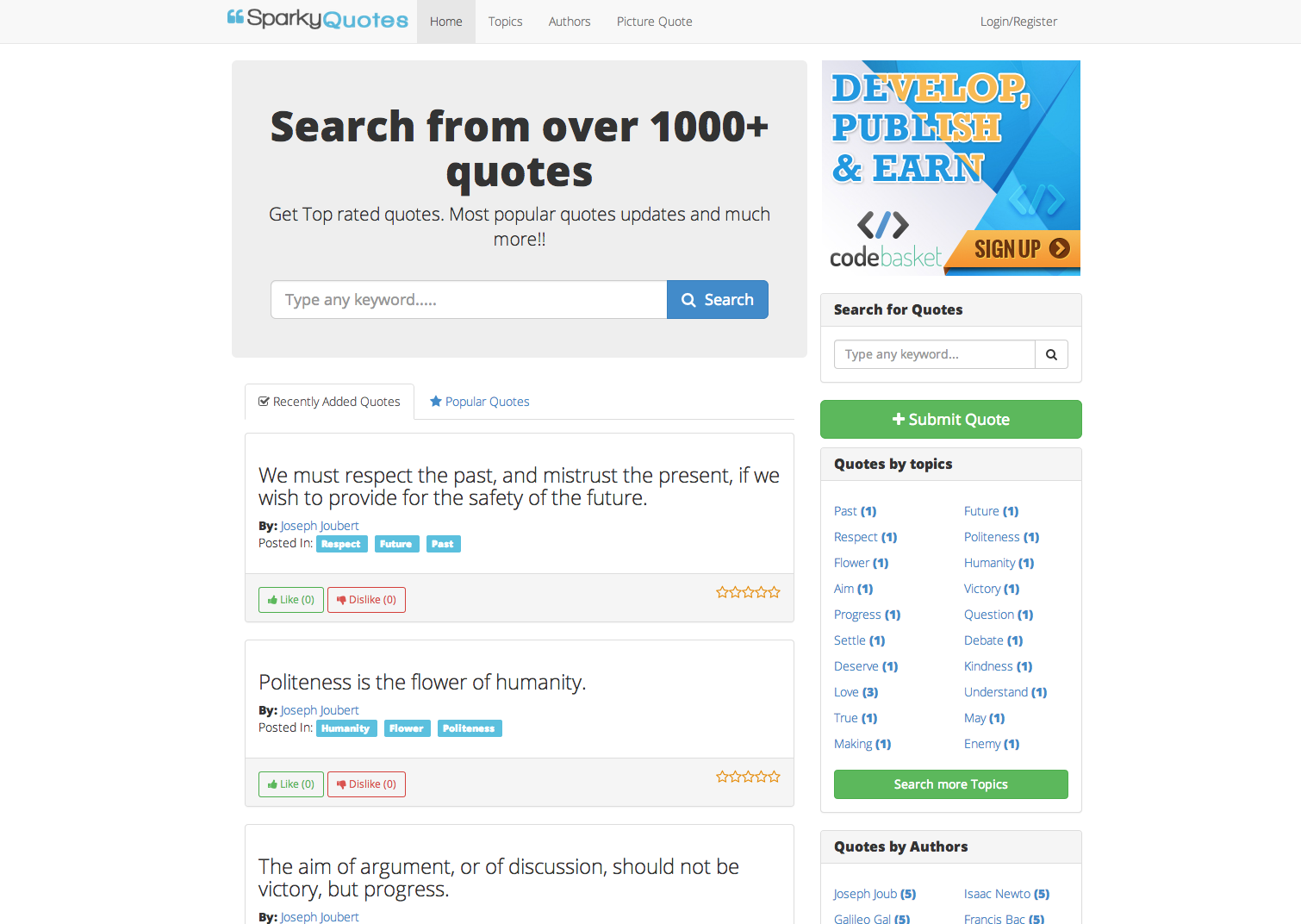 QuotesBasket PHP Script.png